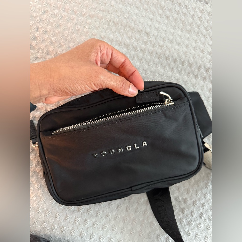 YoungLA Black Nylon Fanny Pack - Picture 10 of 14